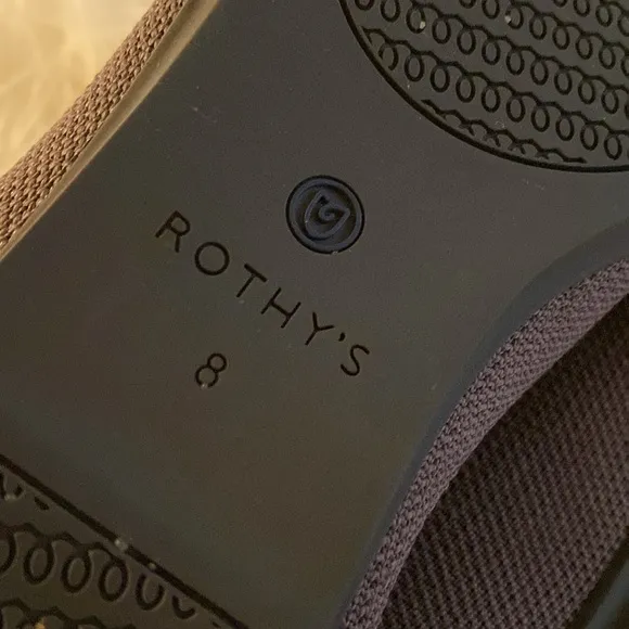 ROTHY's flat rounded toe mink gray mauve