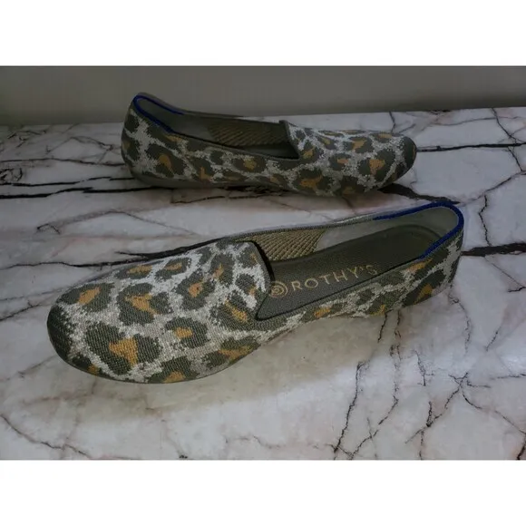 Rothy's Loafers Smokespot Cameo/Animal‎ Print Size 9.5