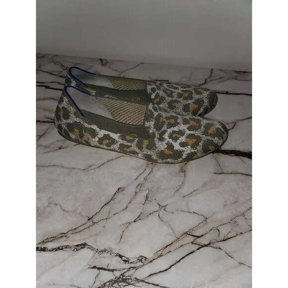 Rothy's Loafers Smokespot Cameo/Animal‎ Print Size 9.5