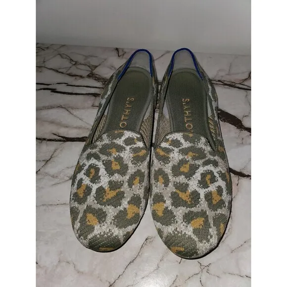 Rothy's Loafers Smokespot Cameo/Animal‎ Print Size 9.5
