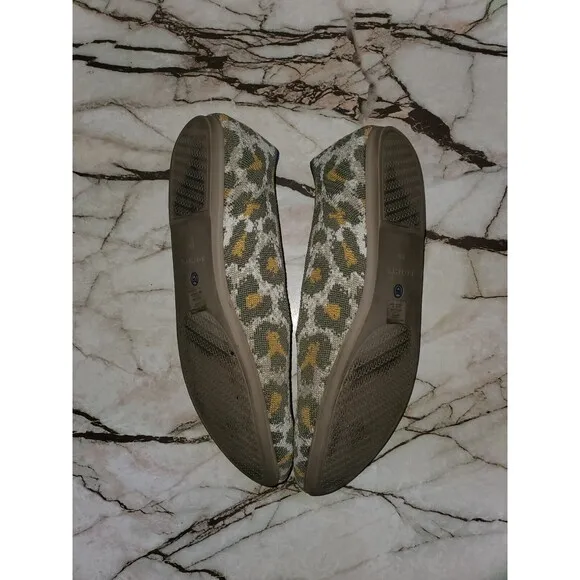 Rothy's Loafers Smokespot Cameo/Animal‎ Print Size 9.5