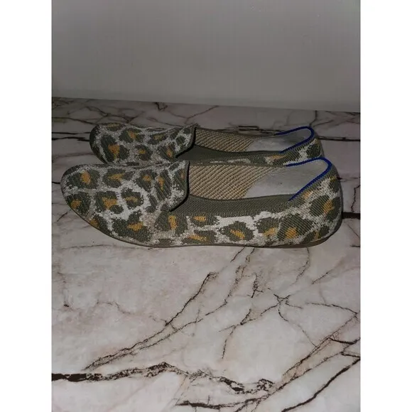 Rothy's Loafers Smokespot Cameo/Animal‎ Print Size 9.5