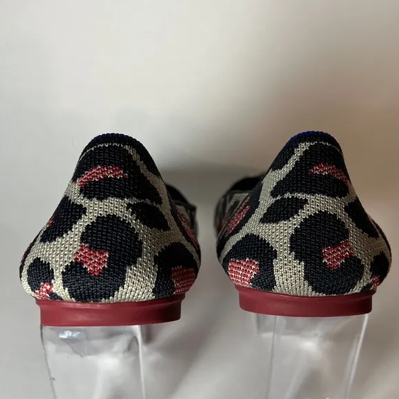 Rothy’s Red Cat Rounded Toe Flats, Size 9. Retired! Women’s flat shoes