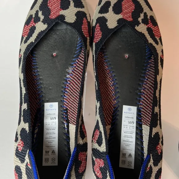 Rothy’s Red Cat Rounded Toe Flats, Size 9. Retired! Women’s flat shoes