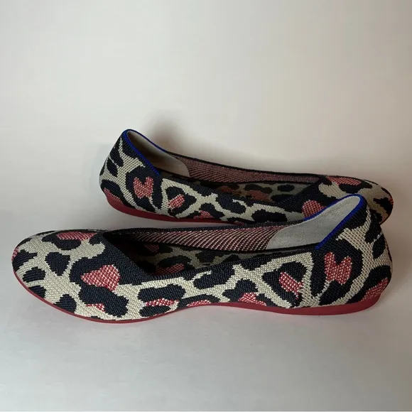 Rothy’s Red Cat Rounded Toe Flats, Size 9. Retired! Women’s flat shoes
