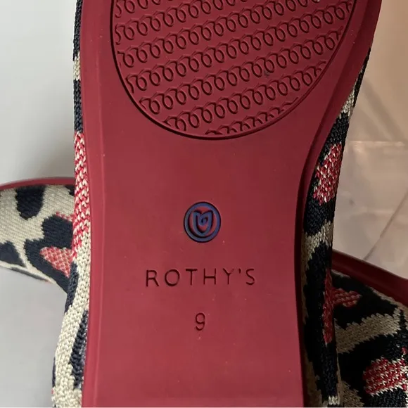 Rothy’s Red Cat Rounded Toe Flats, Size 9. Retired! Women’s flat shoes