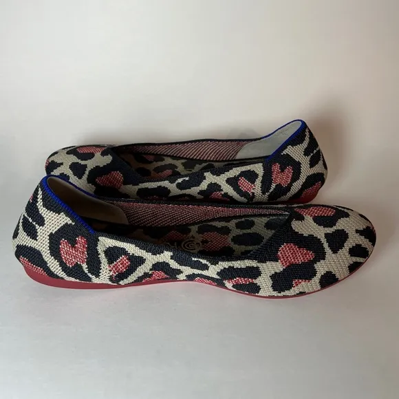 Rothy’s Red Cat Rounded Toe Flats, Size 9. Retired! Women’s flat shoes