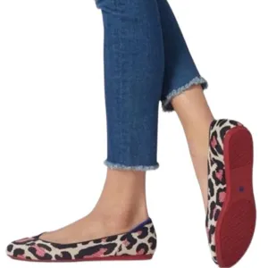 Rothy’s Red Cat Rounded Toe Flats, Size 9. Retired! Women’s flat shoes
