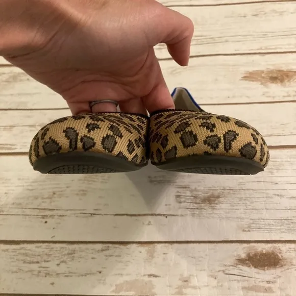 Rothy’s Spotted Cheetah Rounded Toe Ballet The Flats Size 7.5