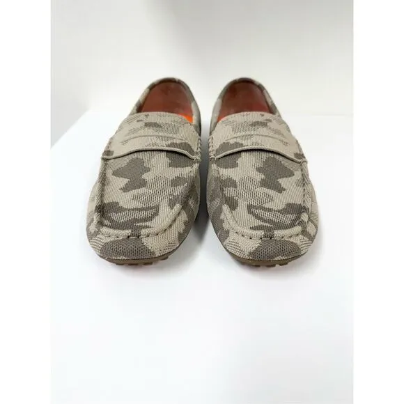 Rothy's The Driving Loafer Desert Camo Recycled Textile Casual Flats Mens 12