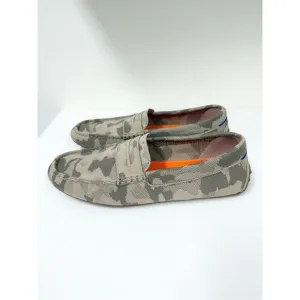 Rothy's The Driving Loafer Desert Camo Recycled Textile Casual Flats Mens 12