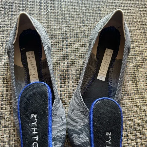 Rothy's The Flat Grey Camo Flats