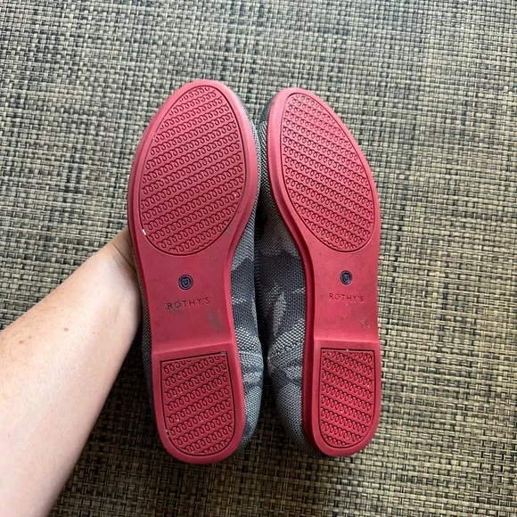 Rothy's The Flat Grey Camo Flats