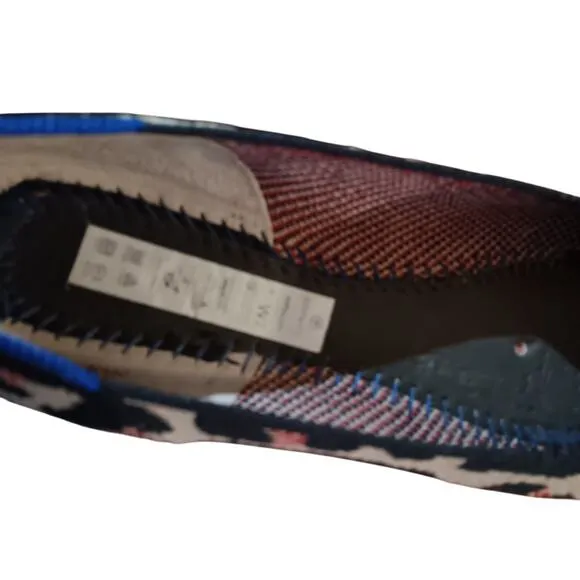 Rothy's The Flat Red Cat Animal  Ballet flats Shoes size 7