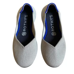 Rothy's The Flat Textile Ballet Flats Women's Size 6.5 Grey Round Toe Shoes