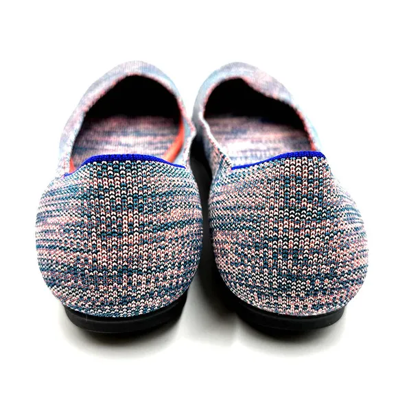 Rothy's The Flat Turquoise Melange Size 10