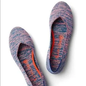 Rothy's The Flat Turquoise Melange Size 10