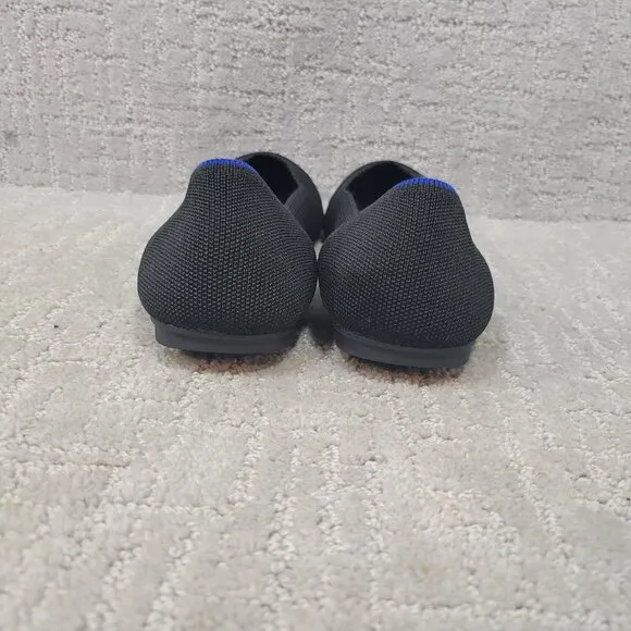 Rothy's The Flats Womens Size US 12 Black Solid Textile Slip On Ballet Shoes
