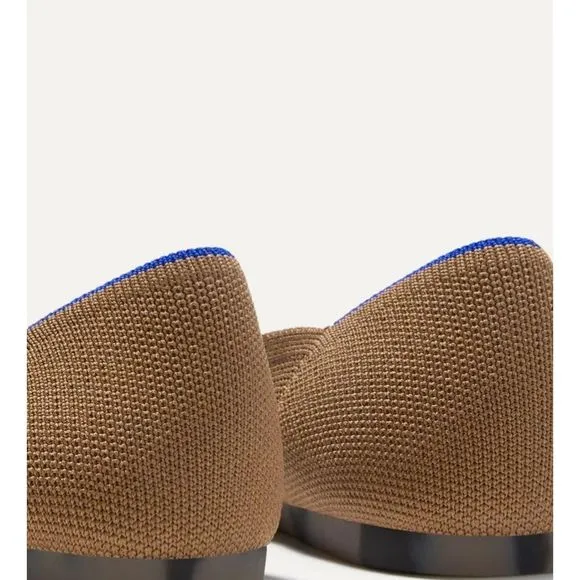 ROTHY'S The Point Knit Upper Slip-on Flats In Driftwood Size 8 NWOB