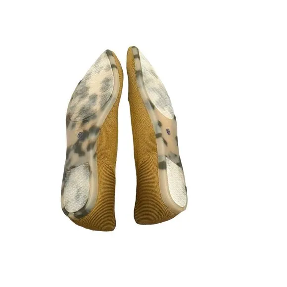 ROTHY'S The Point Knit Upper Slip-on Flats In Driftwood Size 8 NWOB