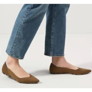ROTHY'S The Point Knit Upper Slip-on Flats In Driftwood Size 8 NWOB