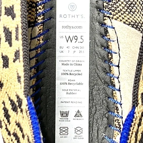 Rothy’s The Point Retired Leopard Flats Women’s 9.5
