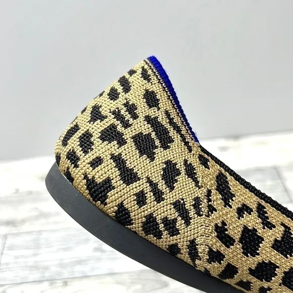 Rothy’s The Point Retired Leopard Flats Women’s 9.5