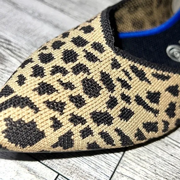 Rothy’s The Point Retired Leopard Flats Women’s 9.5