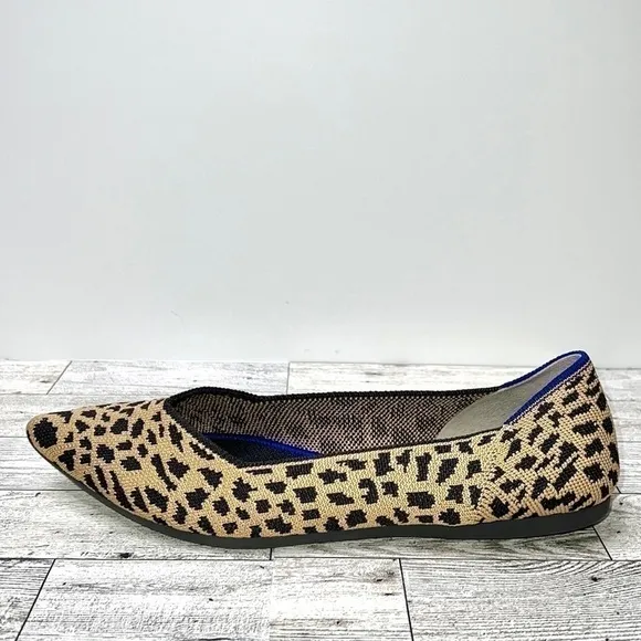 Rothy’s The Point Retired Leopard Flats Women’s 9.5