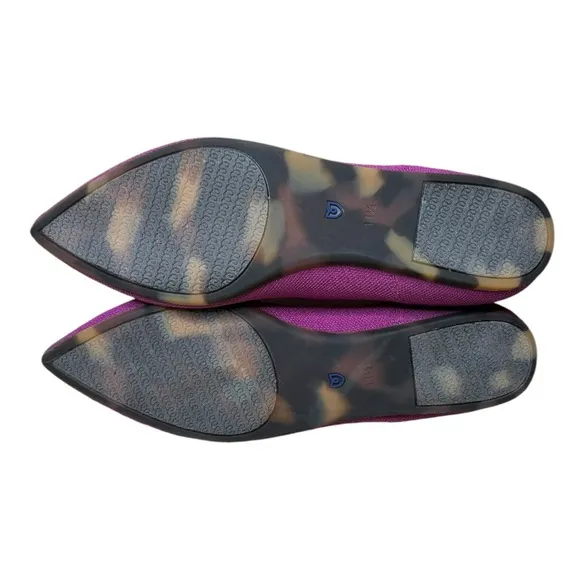 Rothy’s The Point Wild Orchid Ballet Flats 11.5 Slip-On Comfort NWOB