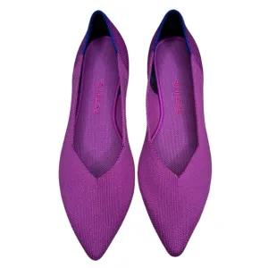 Rothy’s The Point Wild Orchid Ballet Flats 11.5 Slip-On Comfort NWOB