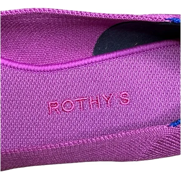 Rothy’s The Point Wild Orchid Ballet Flats 11.5 Slip-On Comfort NWOB