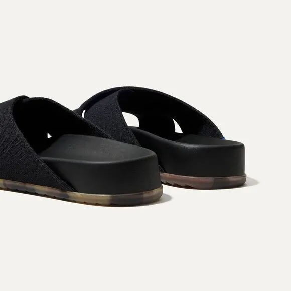 ✨Rothy’s The Weekend Black Sz 8 Slides✨