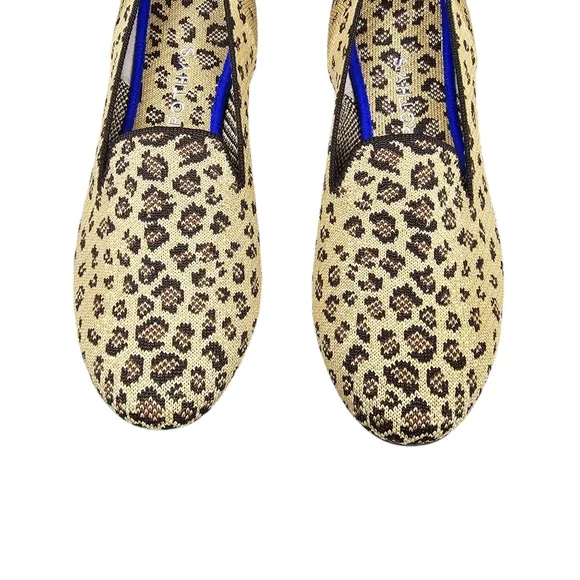 Rothy's Womens Leopard Animal Print The Loafer Flats Shoe Size 8.5