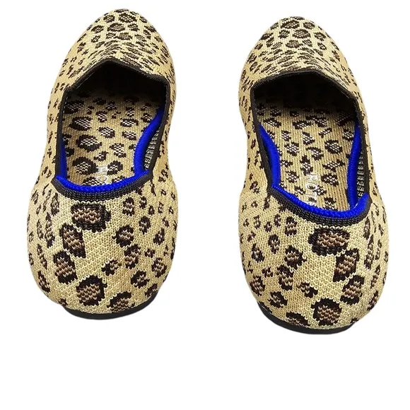 Rothy's Womens Leopard Animal Print The Loafer Flats Shoe Size 8.5