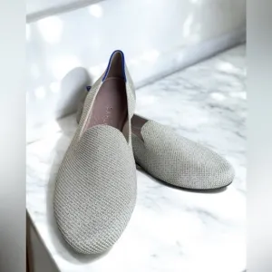 ROTHYS Women’s The Loafer In Diamond Twill (Sparkling) Size US 8.5 EUC