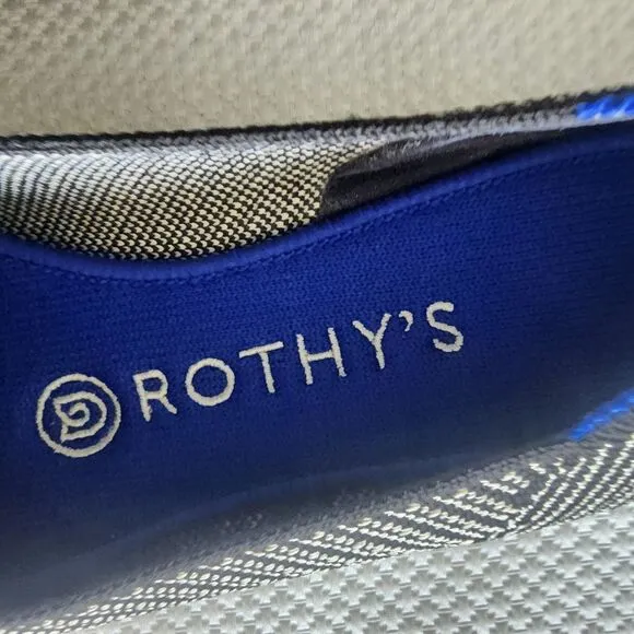 Rothy's Black and White Loafers Slip-Ons