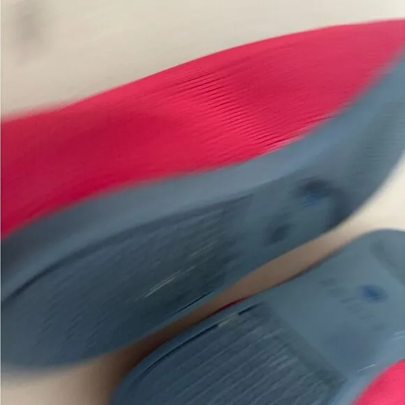 Rothy's Red Textile The Point Ballet Flats pointy toe loafers slip in shoes