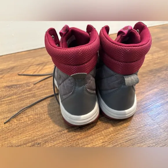 Ryka Gray and Pink High-Top Sneakers hiking waterproof camping outdoor