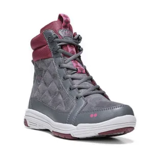 Ryka Gray and Pink High-Top Sneakers hiking waterproof camping outdoor