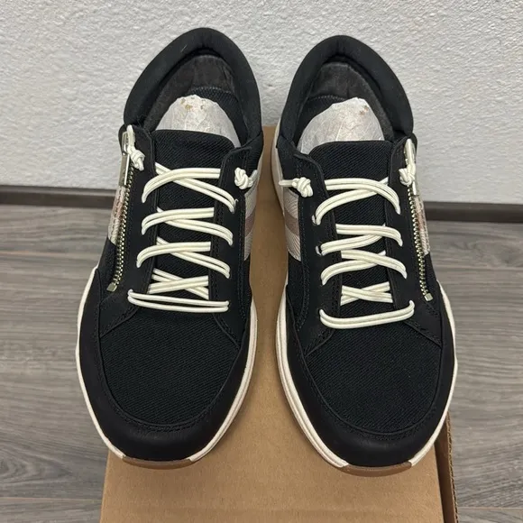Ryka Made For Women Carefree Zip Slip On Sneaker In Black