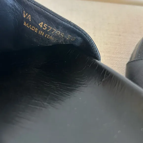 Saint Laurent Black Slides