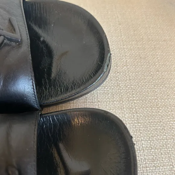 Saint Laurent Black Slides
