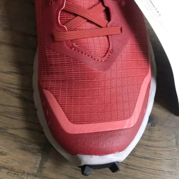 Salomon Alpha Cross 5 brick red sneakers womens sz 7.5 New with Tags