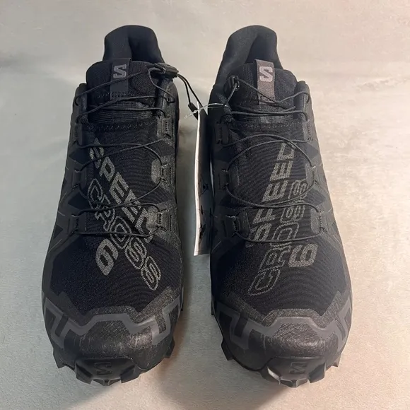 Salomon Men's  SpeedCross 6 GTX Trail Running Shoes Outdoor Sneakers Black Sz 14
