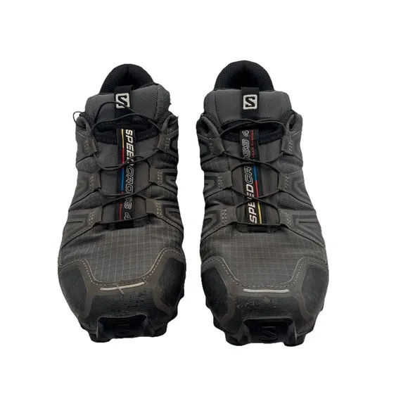 Salomon Speed Cross 4 Trail Running Hiking Spartan Shoe Size 8.0 Great Condition
