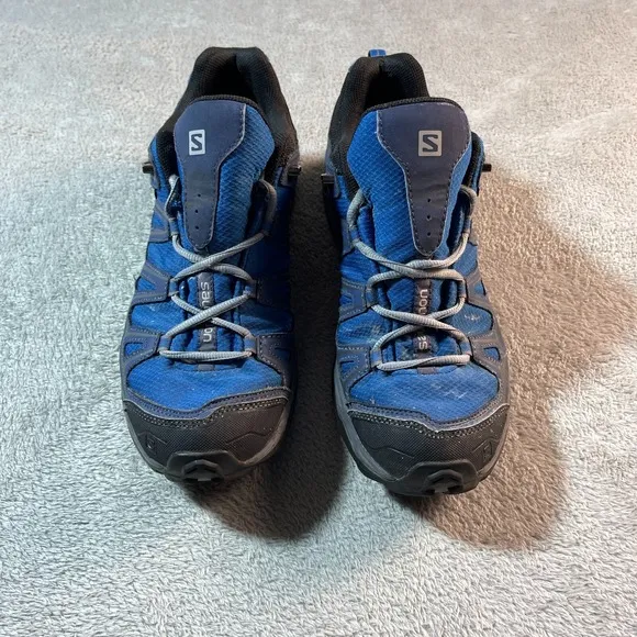 Salomon X Ultra Mens Prime CS Trail Running Shoe Blue Hiking Outdoorsy 10.5