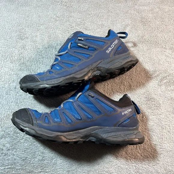 Salomon X Ultra Mens Prime CS Trail Running Shoe Blue Hiking Outdoorsy 10.5