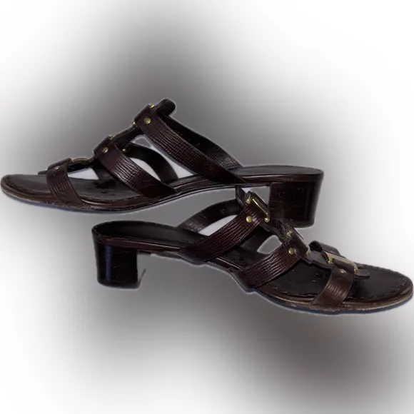 Salvatore Ferragamo Amatrice Leather Sandals