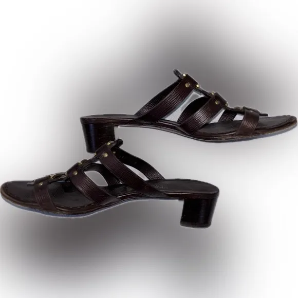 Salvatore Ferragamo Amatrice Leather Sandals